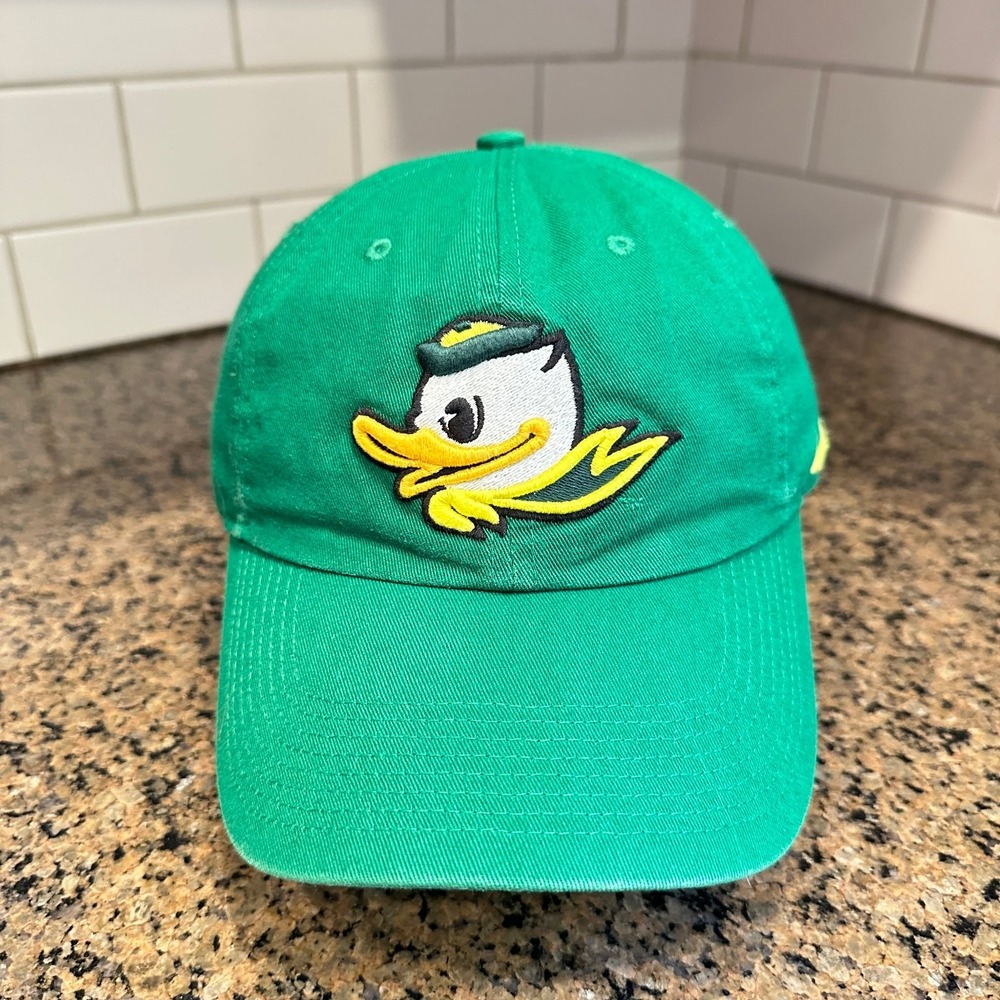 Oregon Ducks Hat Nike Heritage86 Baseball Cap Men's Adjustable Green Dri-Fit